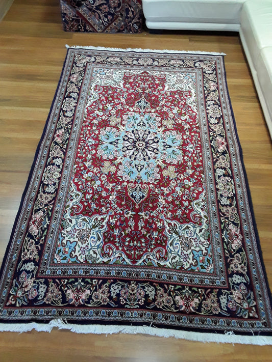 Handmade Persian Qom | 250×150 cm