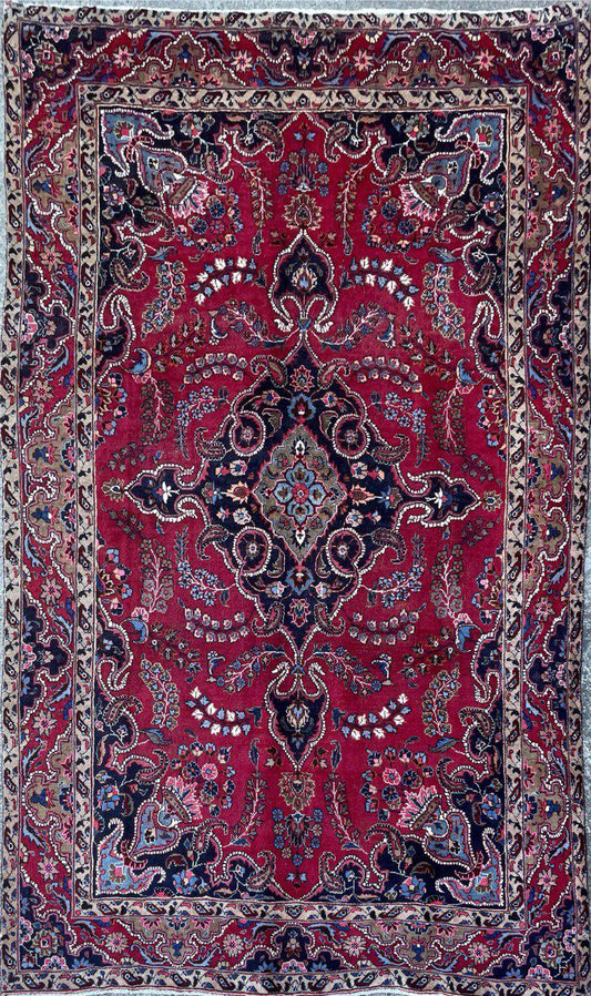 Handmade Persian Mashad | 300×200 cm