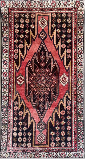 Handmade Persian Mazlaghan | 192×120 cm