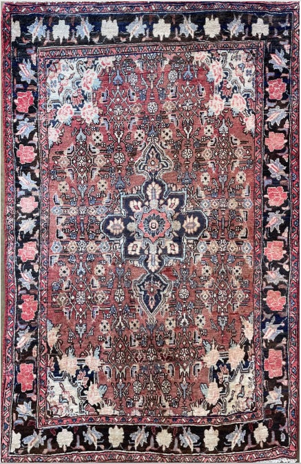 Handmade Persian Bijar | 144×100 cm
