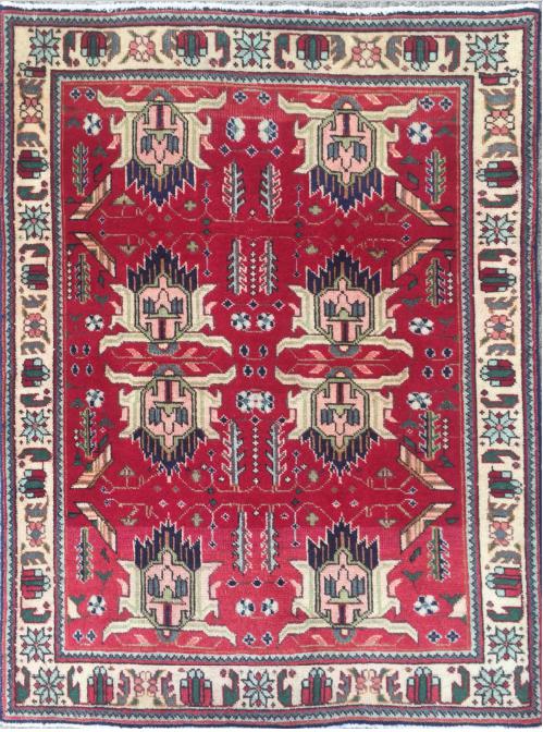 Handmade Persian Tabriz | 130×100 cm