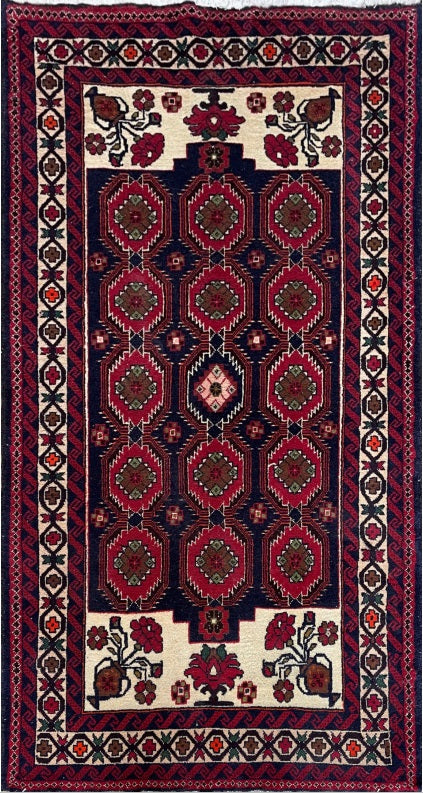 Handmade Persian Balouchi | 197×110 cm