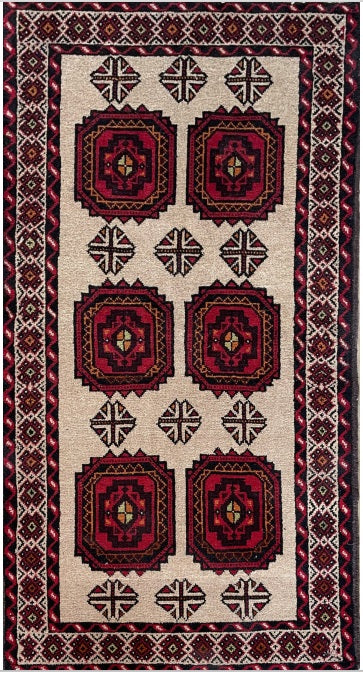 Handmade Persian Balouchi | 183×100 cm