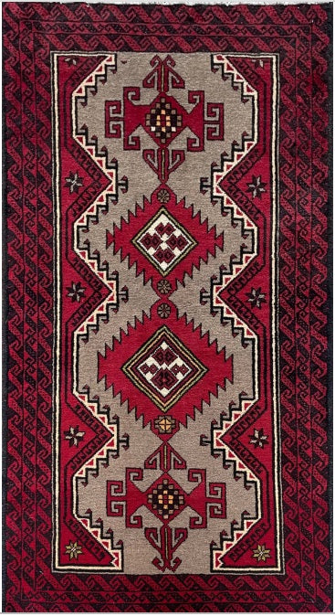 Handmade Persian Balouchi | 178×100 cm