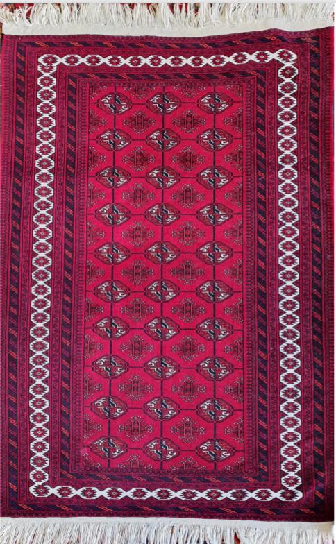 Handmade Persian Turkaman | 185×130 cm
