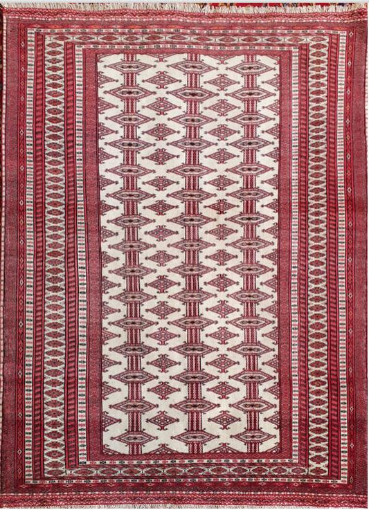 Handmade Persian Turkaman | 204×146 cm